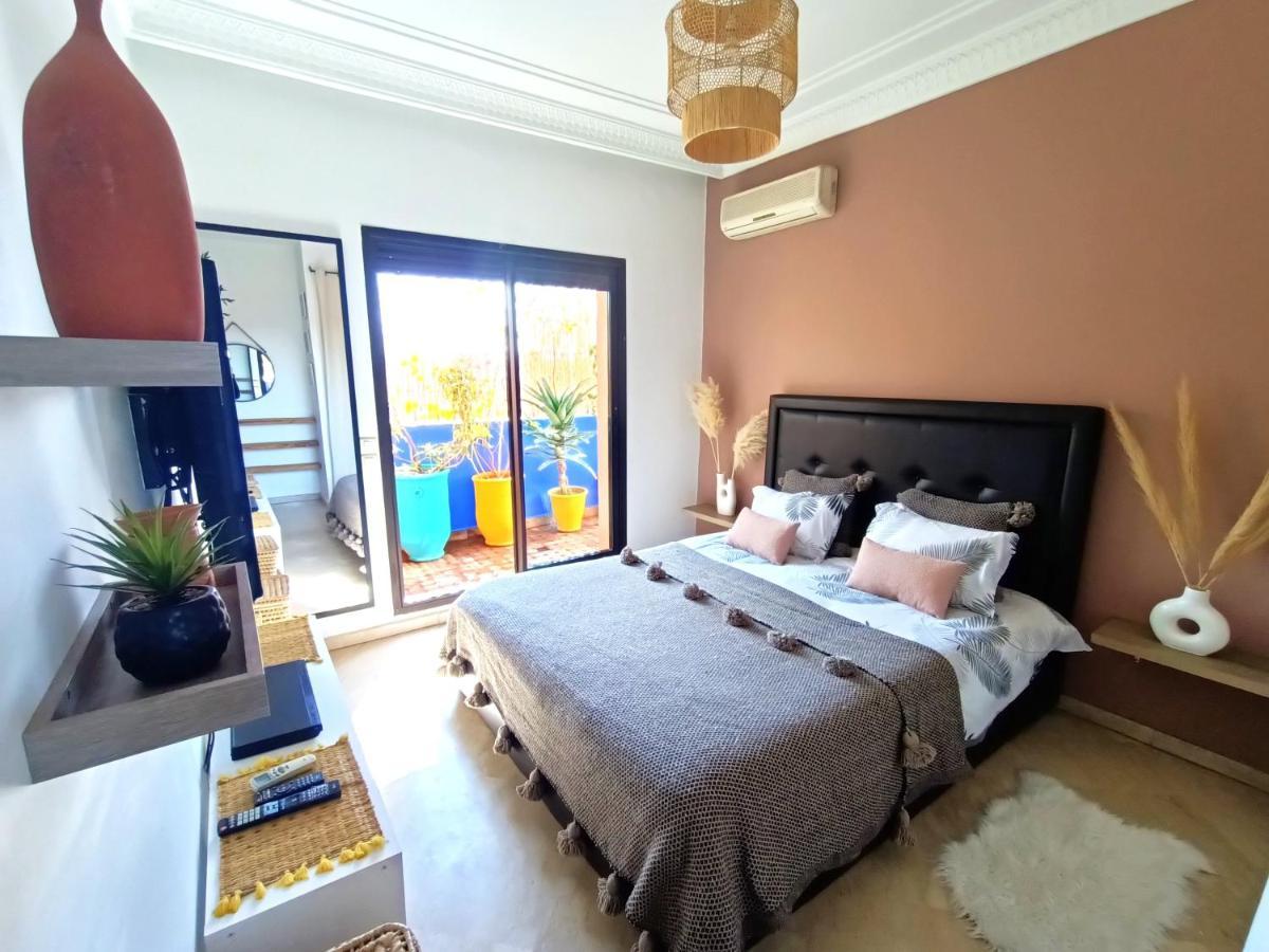 Rare : Superbe Appartement&grande Terrasse Avec Vue Degagee Dans Le + Joli Quartier De Marrakech, Majorelle Appartement *