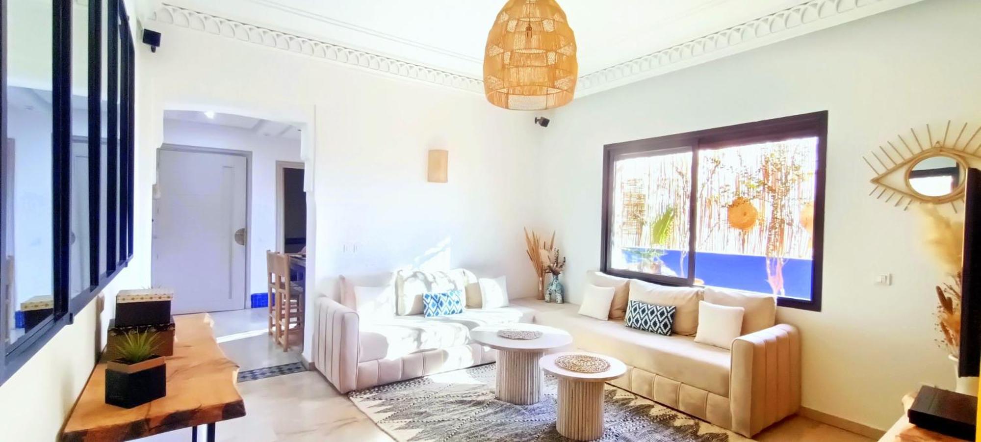 Rare : Superbe Appartement&grande Terrasse Avec Vue Degagee Dans Le + Joli Quartier De Marrakech, Majorelle Appartement Marrakesh